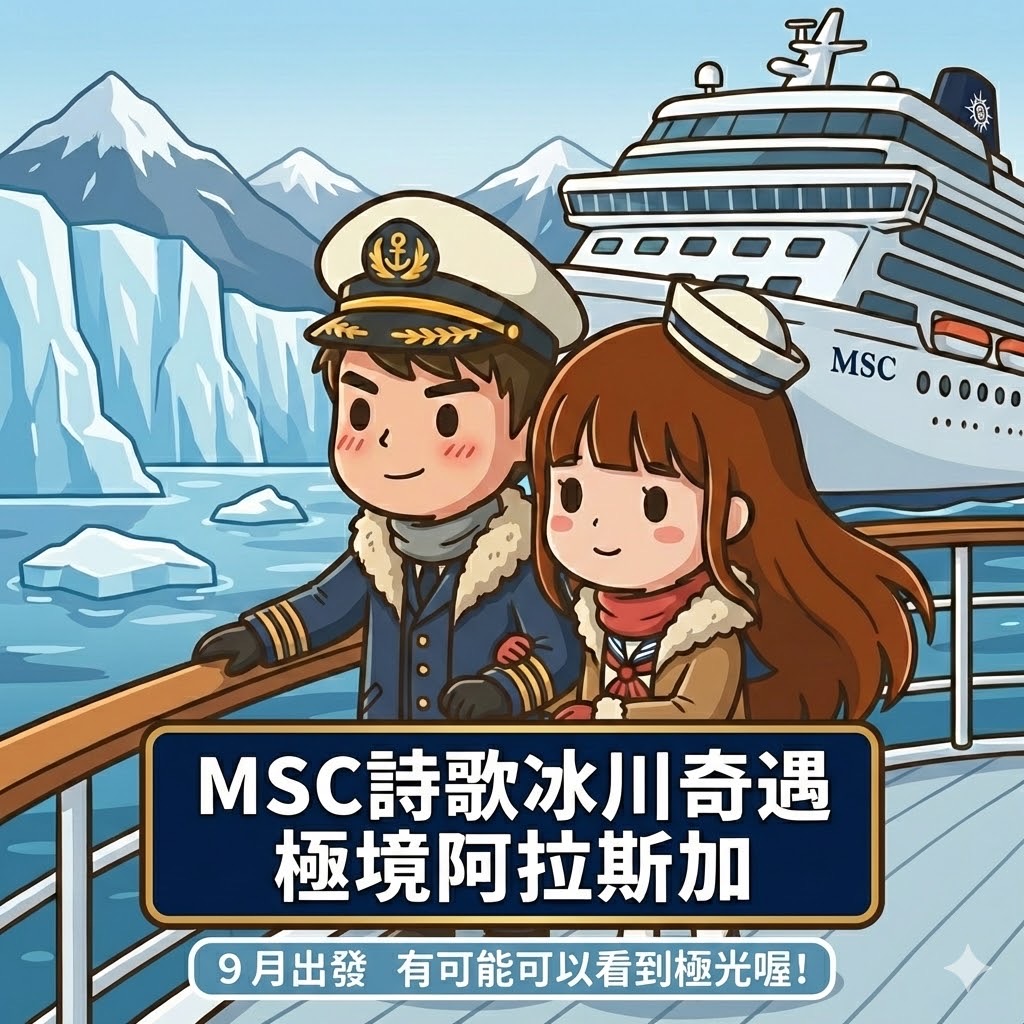 詩歌冰川奇遇 極境阿拉斯加11天（盜一青青專屬團）